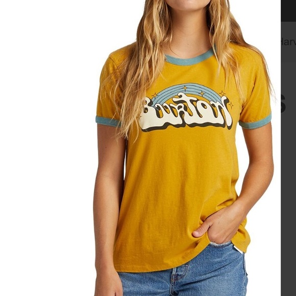Burton Tops - Burton Harvest Gold Tee with Graphic Design